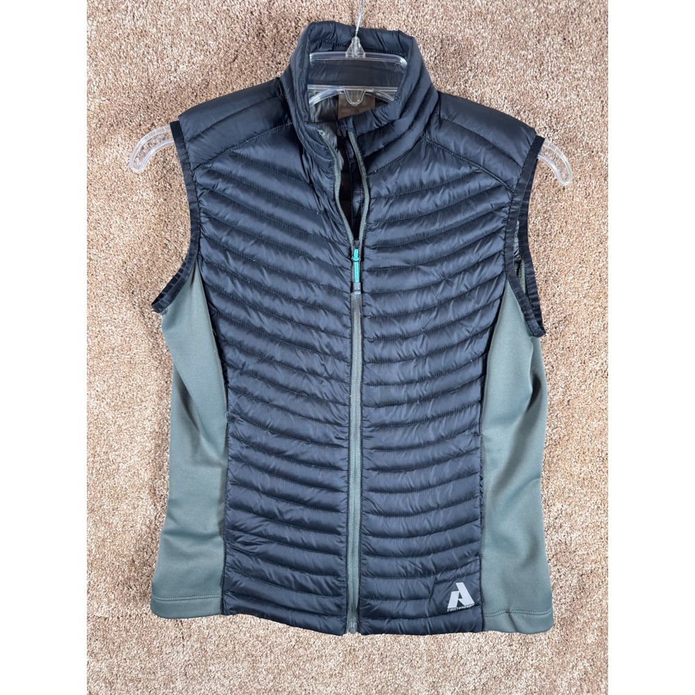 Eddie‎ Bauer First Ascent Vest Womens Small Black 800 Fill Down Puffer